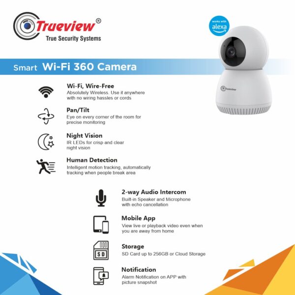 Trueview Baby Monitoring WiFi Camera – Smart Indoor Security with App Control - Image 7