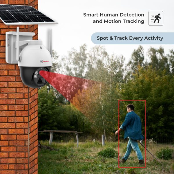 Trueview 4G Sim 4Mp Solar Powered CCTV Security Camera with Solar Panel - Image 9